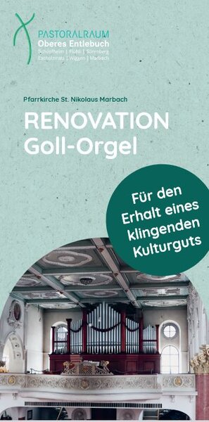 Flyer Renovation Goll-Orgel
